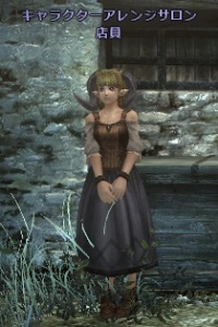 キャラクターアレンジサロン 店員