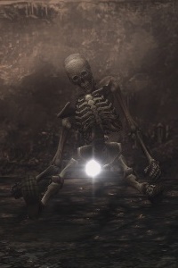 朽ち果てた遺体